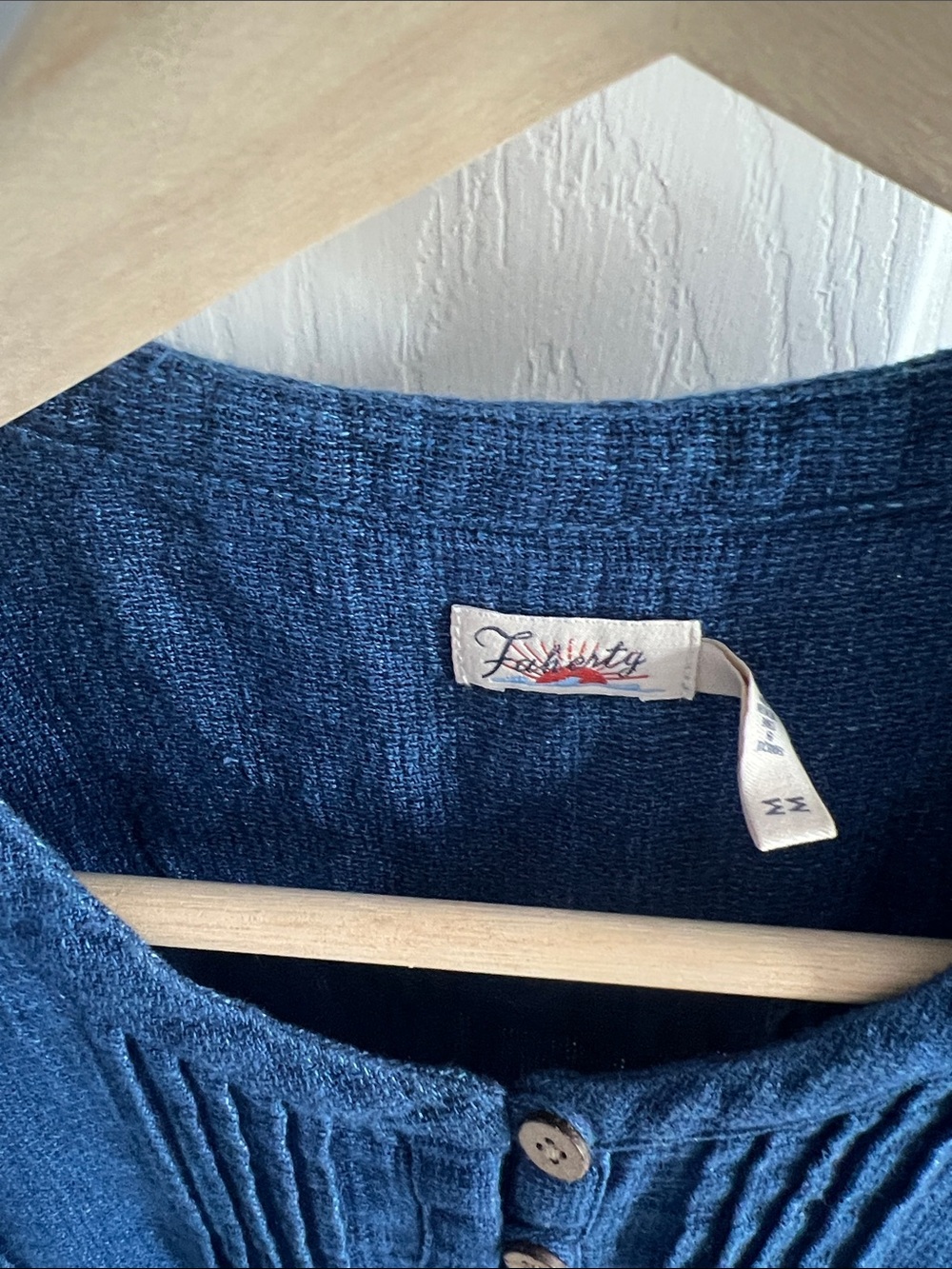 Faherty Isha Denim Dress - Picture 3 of 6
